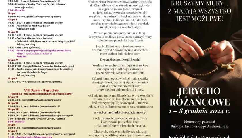 Modlitwy na jerycho różańcowe - poznaj najważniejsze intencje i modlitwy