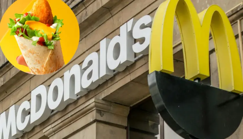 Pyszny wrap z McDonald's, idealny na szybki posiłek. Sprawdź ofertę "2 for you cena" i ciesz się smakiem!