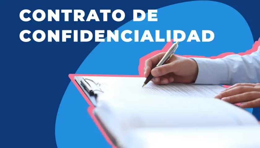 Firma de un contrato de confidencialidad en España.