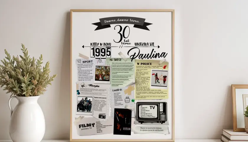 Plakat na 30 urodziny: jak stworzyć wyjątkową pamiątkę na lata?