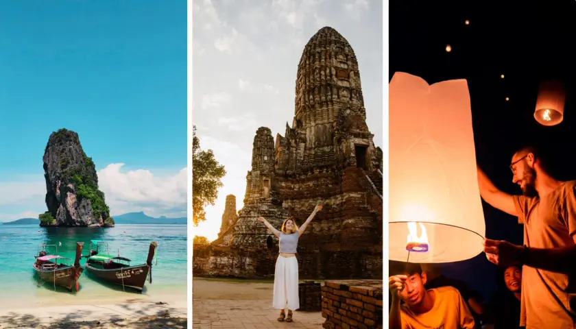 Un viaje a Tailandia: playas paradisíacas, templos antiguos y el mágico festival de las linternas.