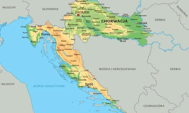 Gdzie leży Chorwacja? Odkryj jej lokalizację w Europie i sąsiadów