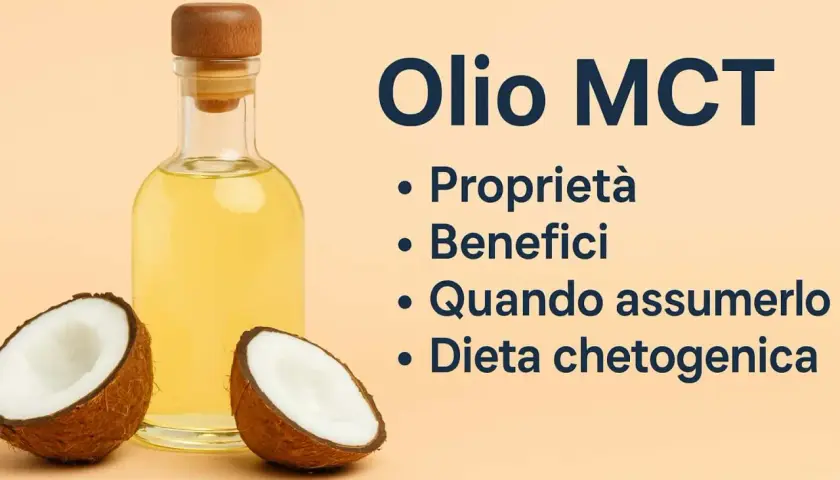 Olio MCT: scopri a cosa serve, le sue proprietà, benefici e quando assumerlo, ideale per la dieta chetogenica.