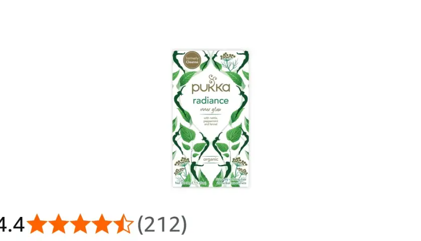 Pukka Radiance Inner Glow te, tidigare kallad Pukka Cleanse. Ekologiskt örtte med nässla, pepparmynta och fänkål.