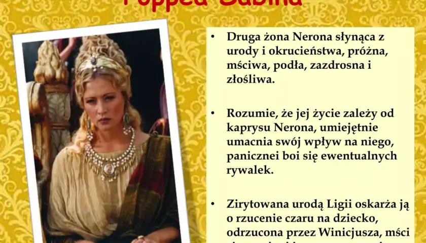 Druga żona Nerona - życie i wpływ Poppei Sabiny na cesarza