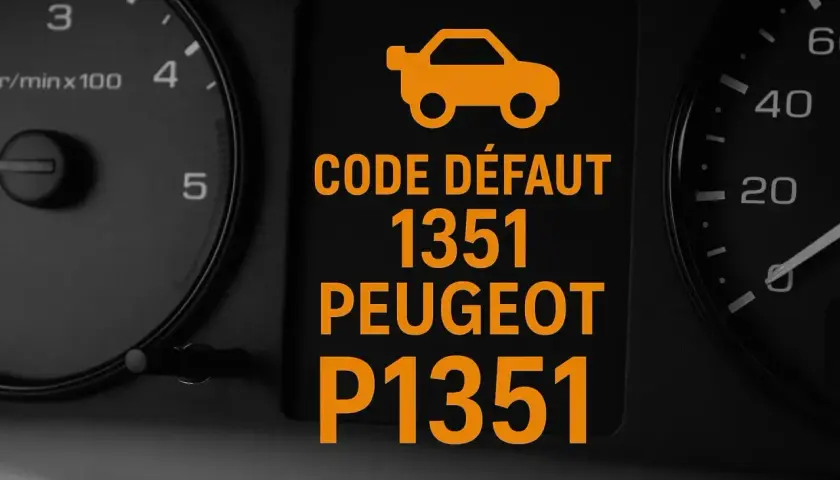 Kontrolka silnika Peugeot P1351. Problem z 2.0 HDI, nierówna praca silnika po odpaleniu.