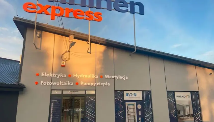 Hurtownia elektryk Olsztyn: Onninen Express oferuje elektrykę, hydraulikę, fotowoltaikę i pompy ciepła.