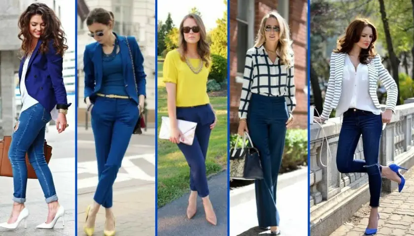Pantalón azul marino: 70+ ideas para combinarlo con estilo y acierto