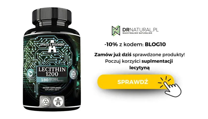Suplement diety Lecithin 1200. Odkryj korzyści lecytyny dla Twojego organizmu. Zamów z rabatem!