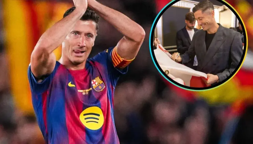 Robert Lewandowski, jeden z najlepszych piłkarzy Barcelony, w akcji i poza boiskiem.