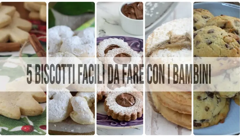 Biscotti da fare con i bambini con le formine: stelline, ciambelline ripiene e cookies al cioccolato.