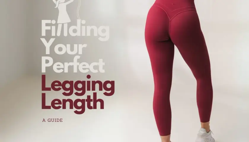 A guide on finding your perfect legging length, with tips on how to hem leggings for a custom fit.