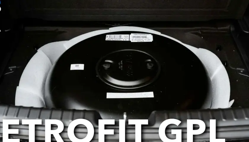 Serbatoio GPL toroidale montato nel bagagliaio. Valuta il costo impianto GPL auto per un risparmio sul carburante.