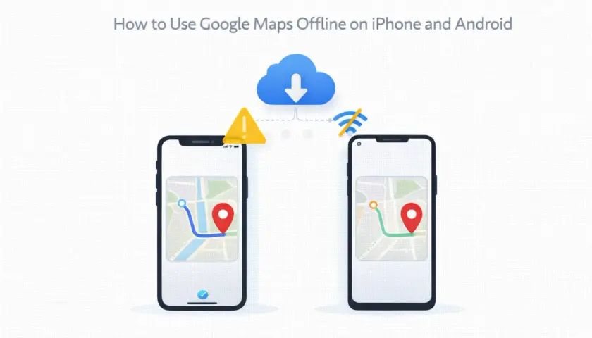 Aktualizacja Map Google: Android, iOS, offline proste kroki