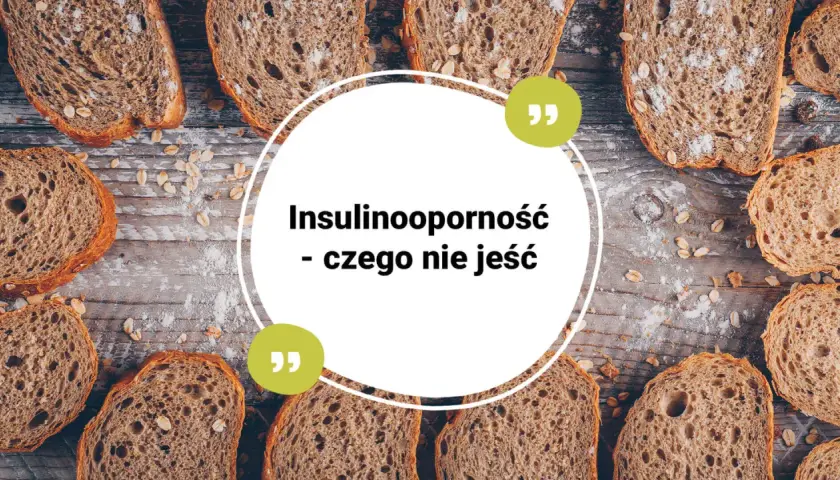 Insulinooporność: czego nie jeść? Na drewnianym blacie leżą kromki ciemnego chleba, posypane mąką i płatkami owsianymi.