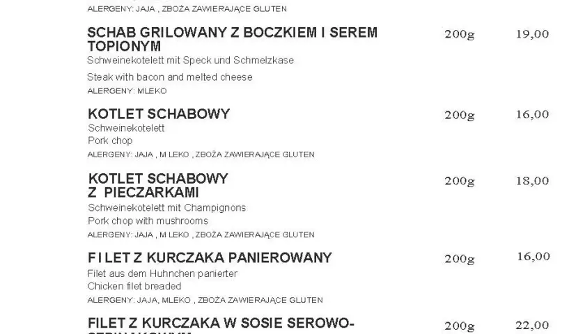 Menu Bacówka Kalisz: Sprawdź pyszne dania i ceny, zamów online