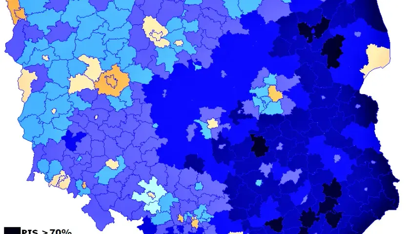 Ile PiS jest u władzy w Polsce? Kluczowe regiony i wyniki wyborów