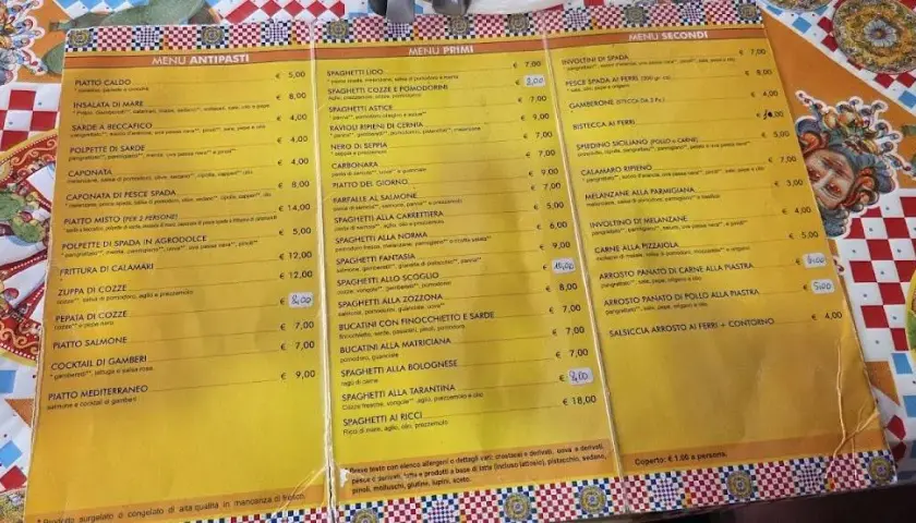 Antica Gastronomia Palumbo: menù, prezzi e i piatti da non perdere