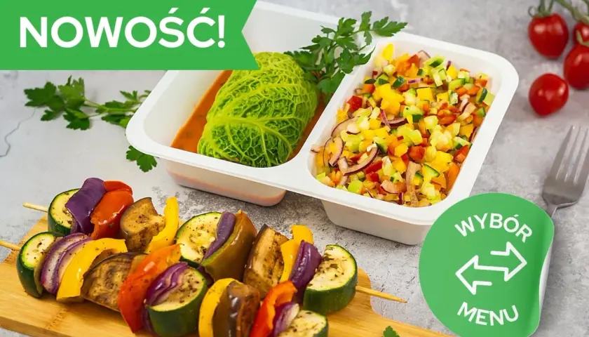 Nowość! Pyszne szaszłyki warzywne i danie z kapusty od catering dr dąbrowskiej. Wybierz swoje menu.