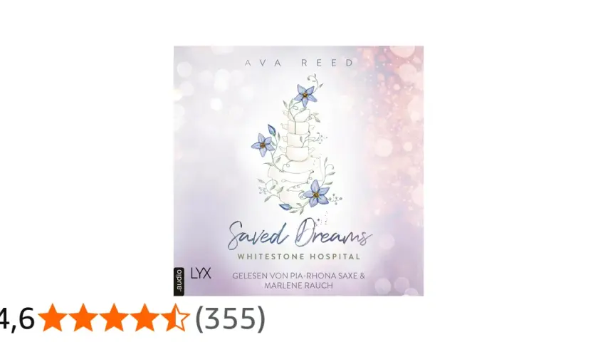 Cover von "Saved Dreams" von Ava Reed, ein Hörbuch aus der Whitestone Hospital Reihe.