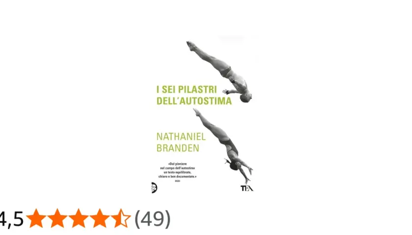 I sei pilastri dell'autostima di Nathaniel Branden: due tuffatori simboleggiano la ricerca dell'equilibrio interiore.