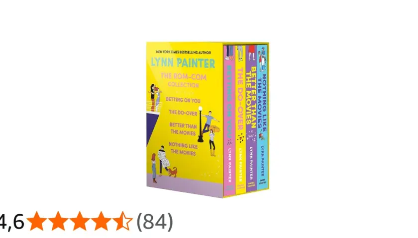 Kolekcja książek Lynn Painter "The Rom-Com Collection" zawiera cztery tytuły: "Betting On You", "The Do-Over", "Better Than The Movies" i "Nothing Like The Movies".