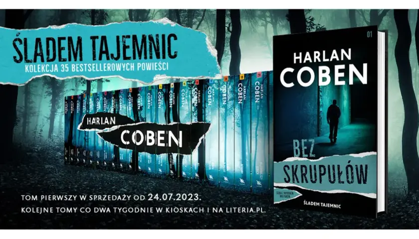  Książki Harlana Cobena - najlepsze thrillery pełne zwrotów akcji i tajemnic