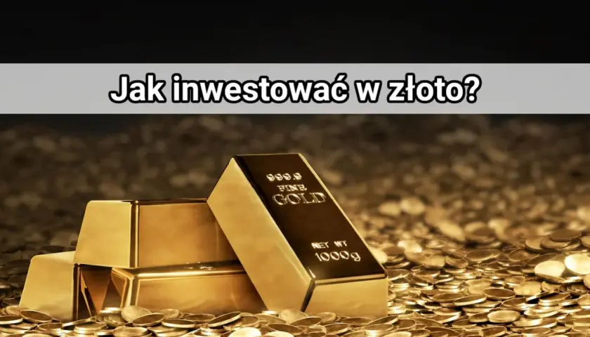 Sztabki złota i monety. Analiza inwestycji w złoto.