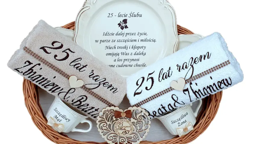 Idealny prezent na 25. rocznicę ślubu: Srebrne gody