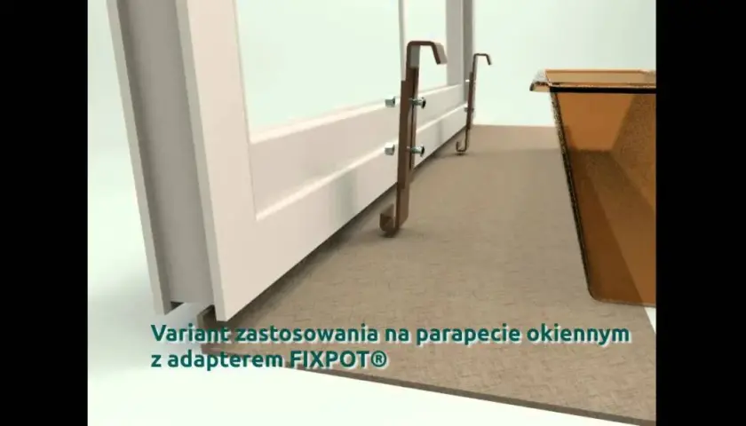 Jak przymocować doniczkę do parapetu, aby uniknąć jej upadku