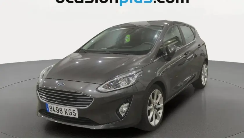Ford Fiesta 1.0 Ecoboost 100cv: opiniones sobre este coche gris oscuro. ¡Ideal para la ciudad!