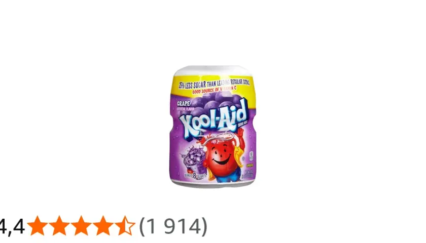 Napój Kool-Aid o smaku winogronowym, z mniejszą ilością cukru. Czy Arizona jest dla dzieci? Ten napój może być alternatywą.