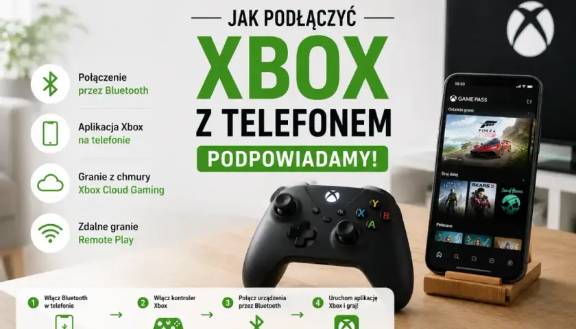 Jak podłączyć pada Xbox One do telefonu? Instrukcja krok po kroku: włącz Bluetooth, sparuj kontroler, uruchom aplikację Xbox i graj!