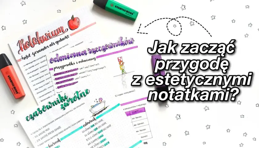 Jak robić ładne notatki w zeszycie – proste techniki i triki