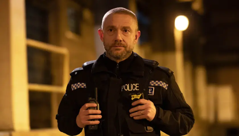 Polis i mörker, redo för nya utmaningar i en spännande ny svensk serie.
