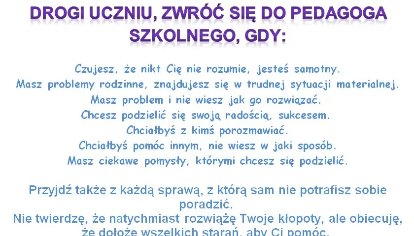 Pedagog szkolny: co robi? Poznaj jego rolę i zadania