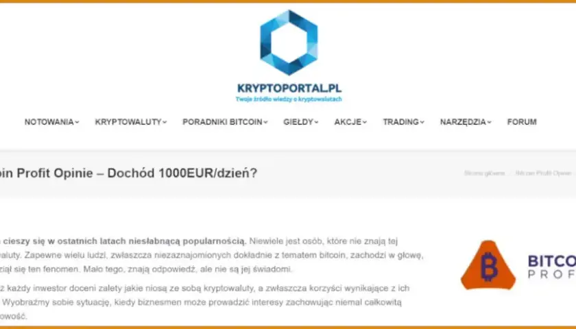 Bitcoin Profit: Co to jest i dlaczego budzi kontrowersje?