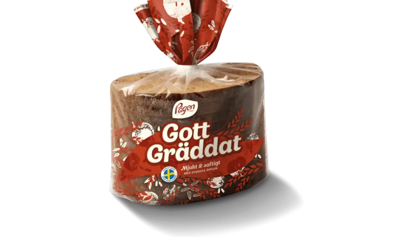 Pagen Gott Gräddat, ett mjukt och saftigt bröd med svenska äpplen. Perfekt att grädda om degigt bröd för extra god smak.