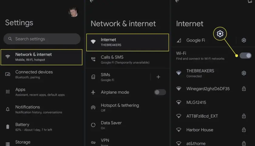 Jak sprawdzić hasło do Wi-Fi Orange Funbox? Wchodzimy w Ustawienia > Sieć i internet > Internet. Następnie klikamy w nazwę sieci i szukamy hasła.