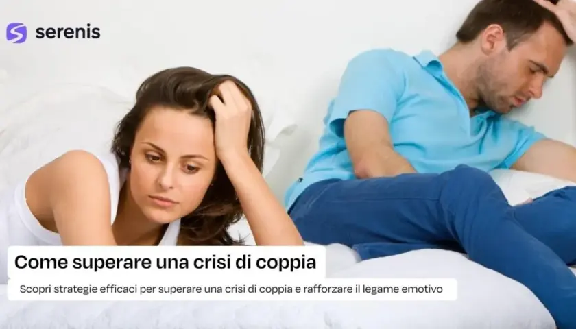 Coppia a letto, pensierosi. Scopri quanto può durare una crisi di coppia e come superarla con strategie efficaci.