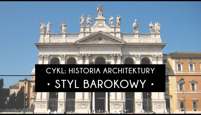 Monumentalna fasada kościoła, ozdobiona rzeźbami, symbolizuje czym jest barok – styl pełen przepychu i dramatyzmu.