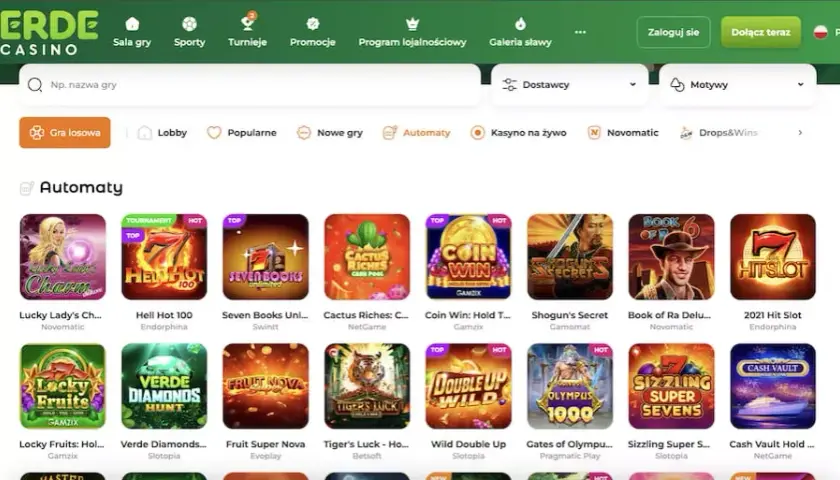 Jakie gry wybrać z bonusem 100 zł w Verde Casino, aby wygrać?