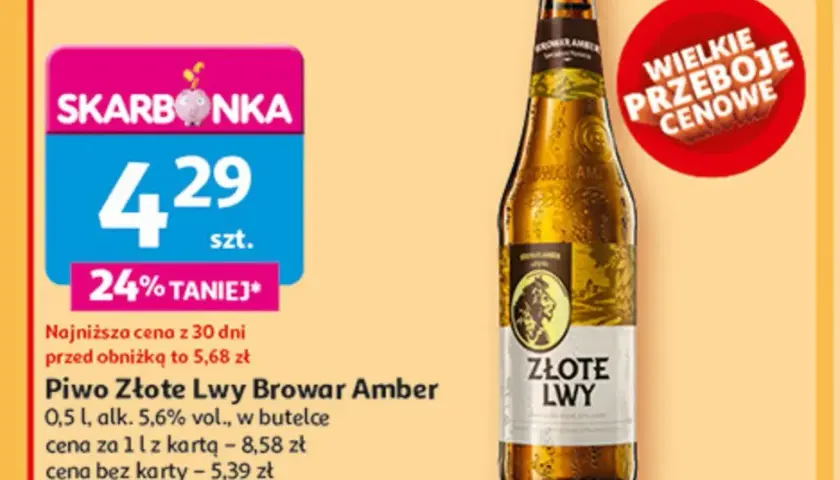 Gdzie kupić piwo złote lwy? Sprawdź najlepsze oferty i ceny