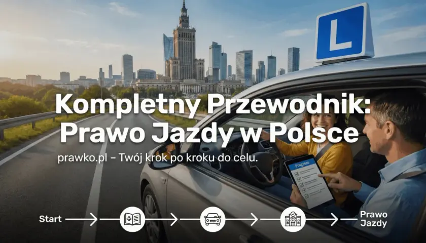 Kompletny przewodnik: Prawo jazdy w Polsce. Krok po kroku do celu, od nauki po egzamin.
