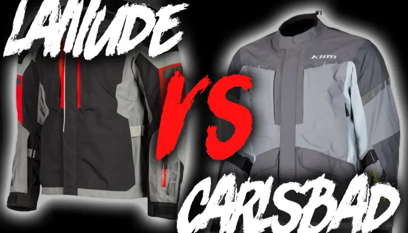Chaqueta Latitude vs. Carlsbad: ¿cuál es mejor? Comparativa de tecnologías OutDry vs. Gore-Tex para motociclistas.