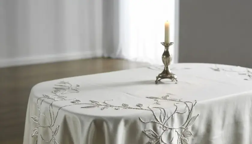 Jaki obrus do salonu? Wybierz idealny rozmiar, materiał i styl