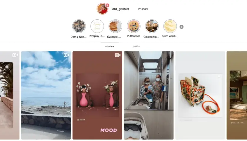 Zobacz profil lara_gessler i jej stories bez logowania. Zdjęcia z wakacji, jedzenia i wnętrz.