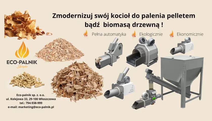 Zmodernizuj kocioł do palenia pelletem lub biomasą drzewną. Dowiedz się, jak palić pelletem w piecu węglowym, dzięki automatycznym, ekologicznym i ekonomicznym rozwiązaniom Eco-Palnik.