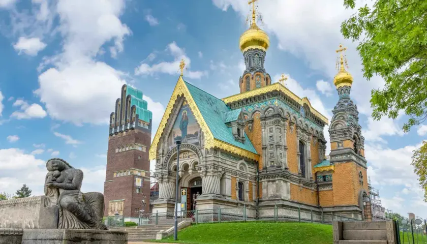 Russische Kapelle und Hochzeitsturm: Ein Muss für Darmstadt Geheimtipps.