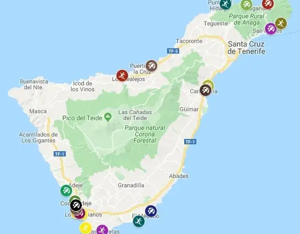 Mapa de isla de Tenerife: Encuentra el mapa perfecto para explorar